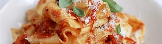 Heirloom Tomato Pappardelle Pasta